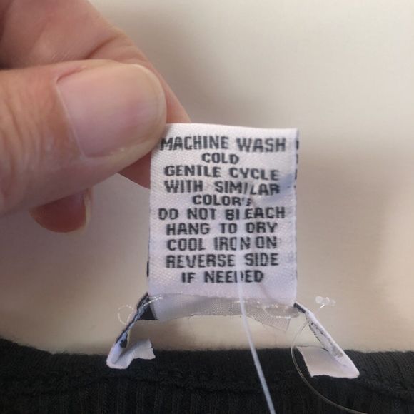 Love Streak Ruched Sides Ribbed Top Juniors Large - Picture 5 of 7